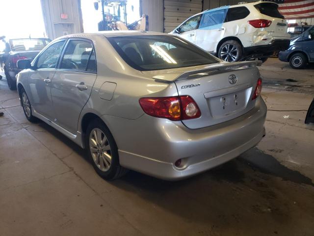 Photo 3 from auction – 2009 TOYOTA COROLLA BA with VIN 1NXBU40E69Z016690