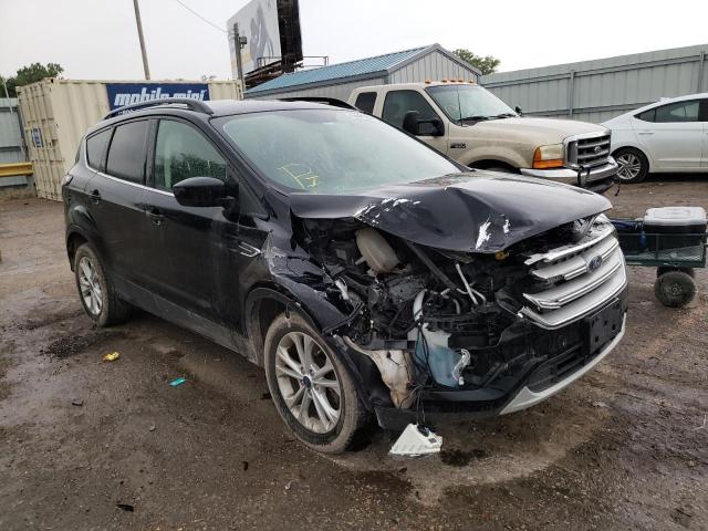 FORD ESCAPE SE 2018 with VIN 1FMCU9GD2JUB73524 - Photo from auction