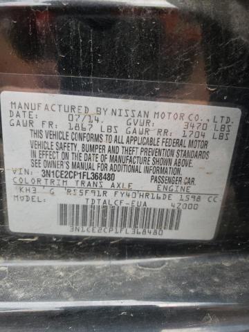 Photo 10 from auction – 2015 NISSAN VERSA NOTE with VIN 3N1CE2CP1FL368480