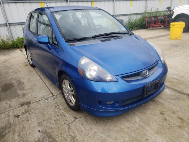 HONDA FIT S 2007 with VIN JHMGD38607S050911 - Photo from auction