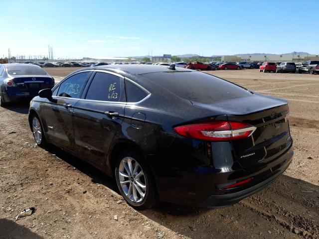 Photo 3 from auction – 2019 FORD FUSION SE with VIN 3FA6P0LU0KR105554