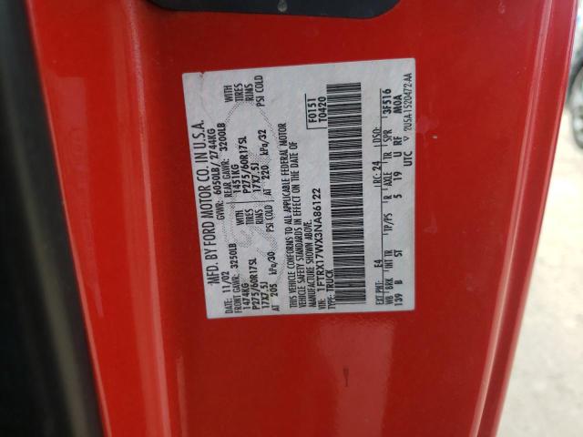 Photo 10 from auction – 2003 FORD F150 with VIN 1FTRX17WX3NA86122