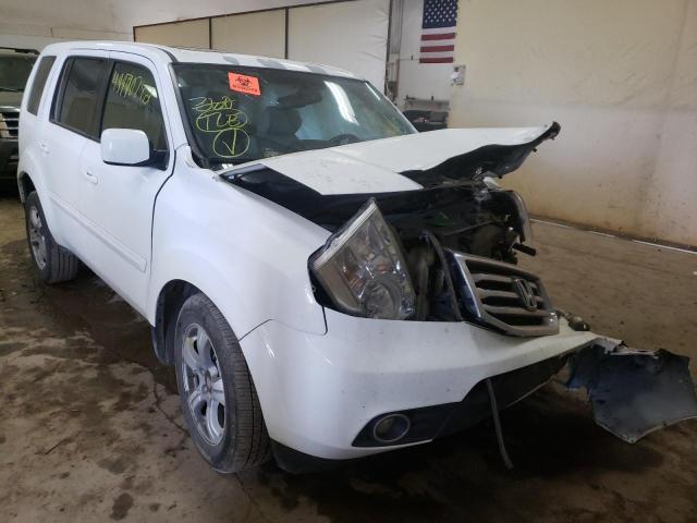 HONDA PILOT EXL 2013 with VIN 5FNYF4H57DB020553 - Photo from auction