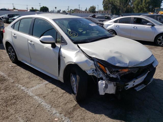 TOYOTA COROLLA LE 2021 with VIN JTDEAMDE1MJ029720 - Photo from auction