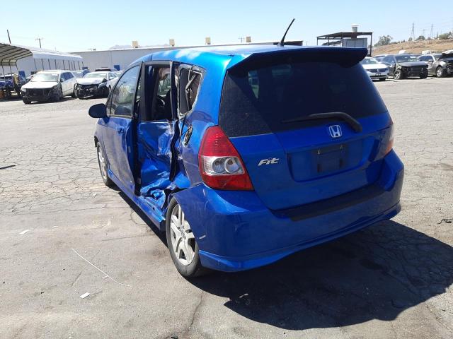 Photo 3 from auction – 2007 HONDA FIT S with VIN JHMGD38697S050888