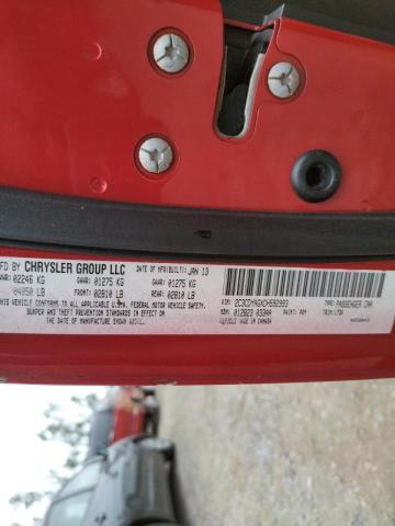 Photo 10 from auction – 2013 DODGE CHALLENGER with VIN 2C3CDYAGXDH592993