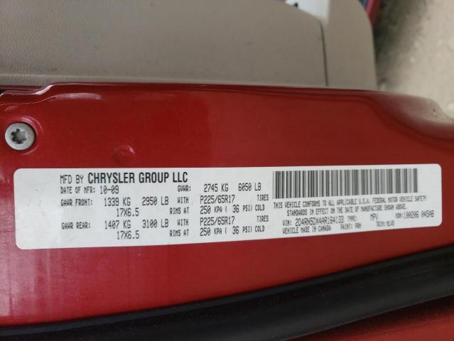 Photo 10 from auction – 2010 DODGE GRAND CARA with VIN 2D4RN5DX4AR164133