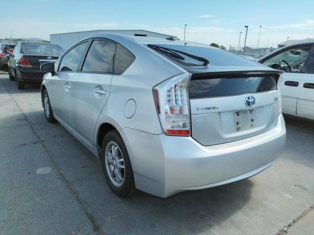Photo 3 from auction – 2011 TOYOTA PRIUS with VIN JTDKN3DU1B0257681
