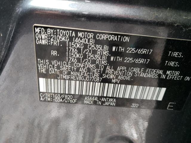 Photo 10 from auction – 2016 TOYOTA RAV4 LE with VIN JTMBFREV8GJ077087