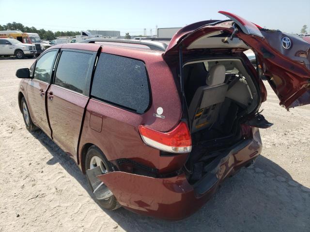 Photo 3 from auction – 2014 TOYOTA SIENNA LE with VIN 5TDKK3DC0ES434139