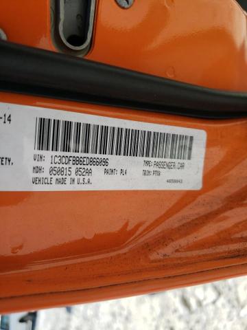 Photo 10 from auction – 2014 DODGE DART SXT with VIN 1C3CDFBB6ED866096