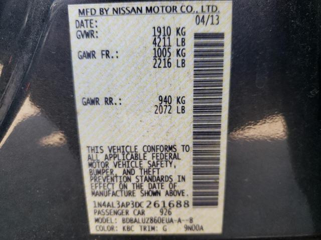 Photo 10 from auction – 2013 NISSAN ALTIMA 2.5 with VIN 1N4AL3AP3DC261688