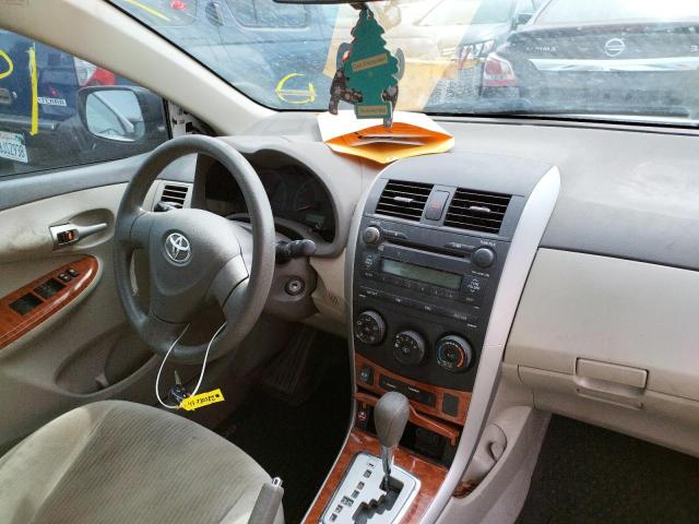 Photo 9 from auction – 2009 TOYOTA COROLLA BA with VIN 1NXBU40E29Z020381