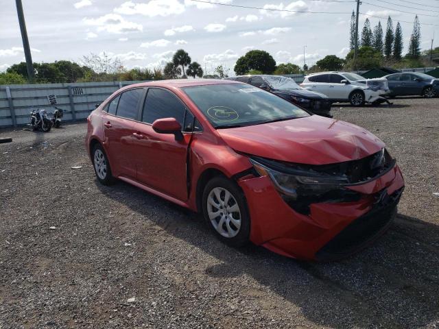TOYOTA COROLLA LE 2020 with VIN 5YFEPRAEXLP080059 - Photo from auction