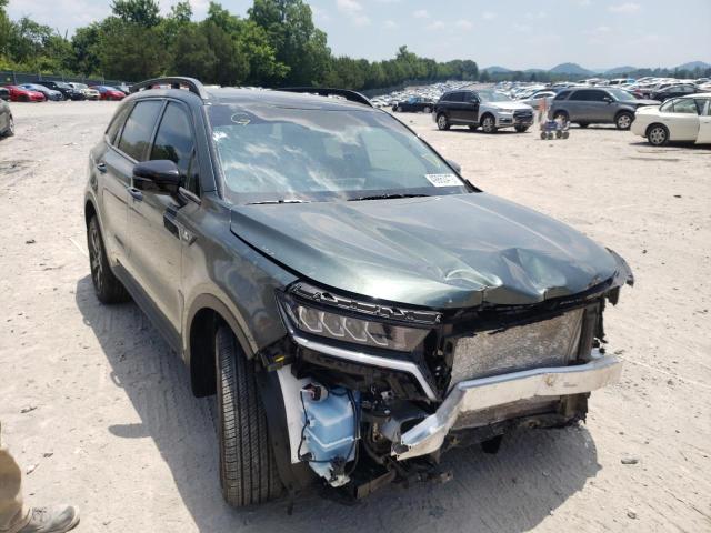 KIA SORENTO S 2022 with VIN 5XYRLDLC2NG104664 - Photo from auction