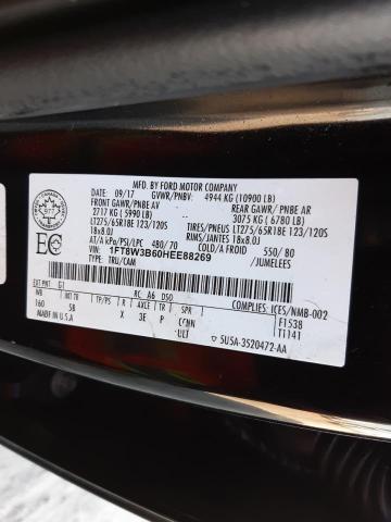 Photo 10 from auction – 2017 FORD F350 SUPER with VIN 1FT8W3B60HEE88269