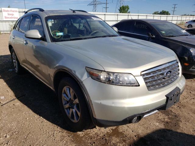 INFINITI FX35 2008 with VIN JNRAS08WX8X206954 - Photo from auction