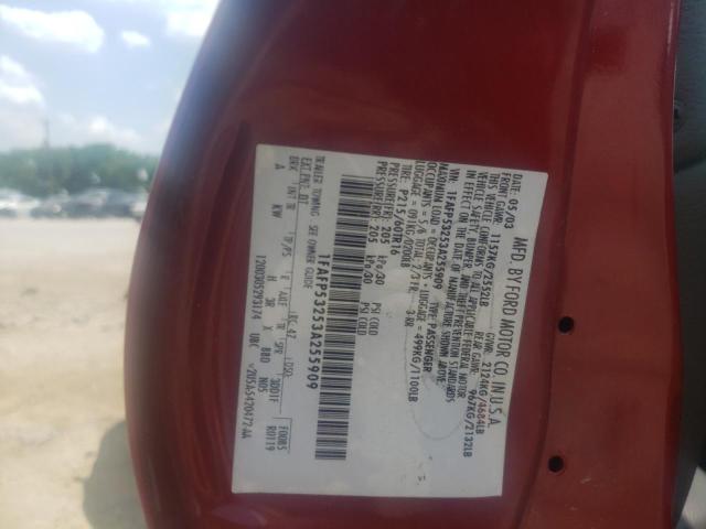 Photo 10 from auction – 2003 FORD TAURUS SE with VIN 1FAFP53253A255909
