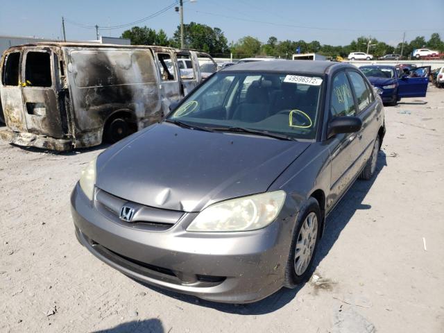 Photo 2 from auction – 2005 HONDA CIVIC LX with VIN 2HGES15645H519544