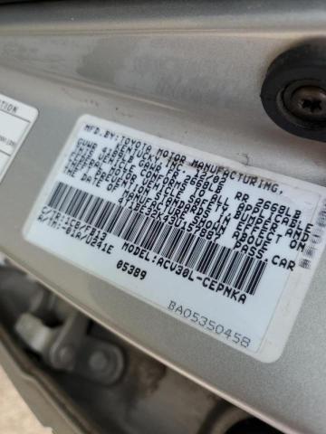 Photo 10 from auction – 2003 TOYOTA CAMRY LE with VIN 4T1BE32K43U157887