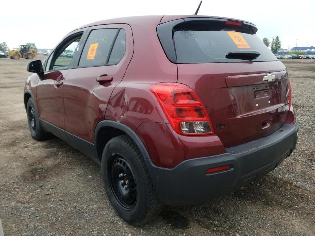 Photo 3 from auction – 2014 CHEVROLET TRAX LS with VIN 3GNCJKEB6EL114246