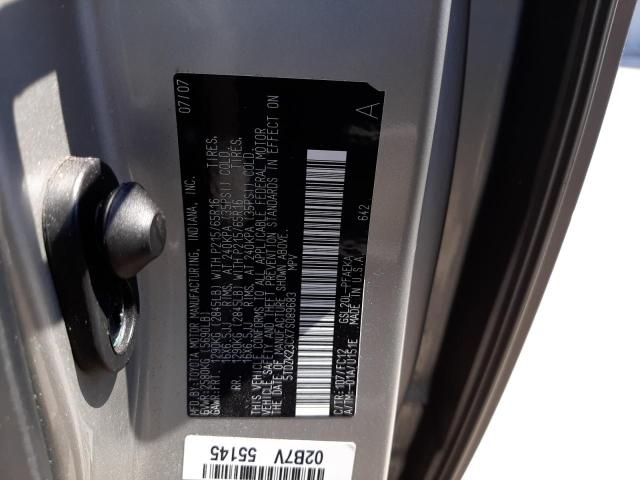 Photo 10 from auction – 2007 TOYOTA SIENNA CE with VIN 5TDZK23CX7S089683