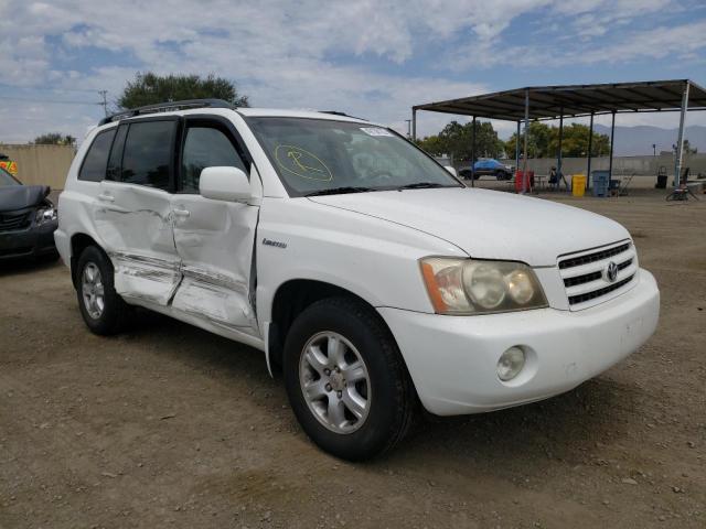TOYOTA HIGHLANDER 2003 with VIN JTEGF21A630109353 - Photo from auction