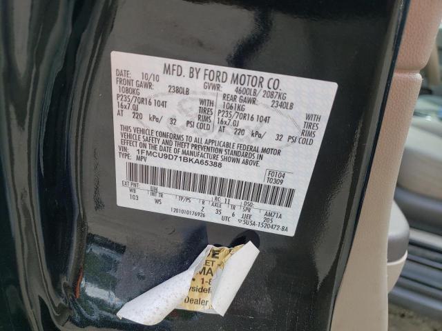 Photo 10 from auction – 2011 FORD ESCAPE XLT with VIN 1FMCU9D71BKA65388
