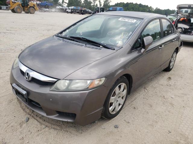 Photo 2 from auction – 2010 HONDA CIVIC LX with VIN 19XFA1F55AE063457