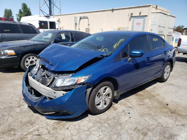 Photo 2 from auction – 2015 HONDA CIVIC LX with VIN 19XFB2F58FE246121