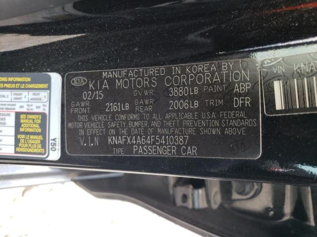 Photo 10 from auction – 2015 KIA FORTE LX with VIN KNAFX4A64F5410387