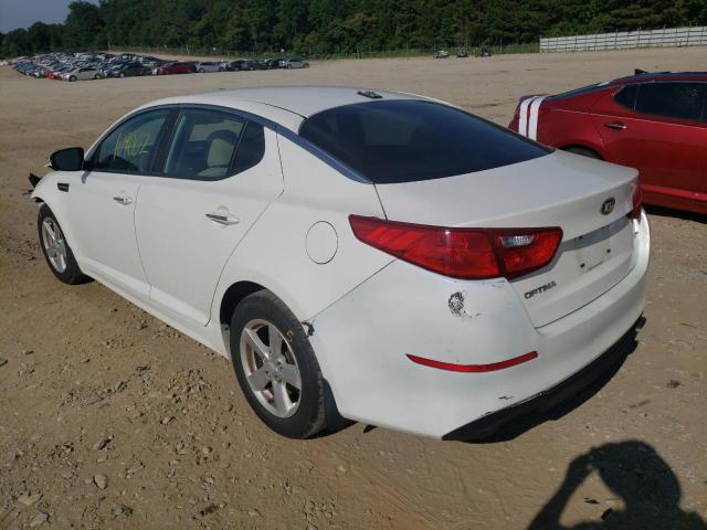 Photo 3 from auction – 2015 KIA OPTIMA LX with VIN KNAGM4A71F5624758