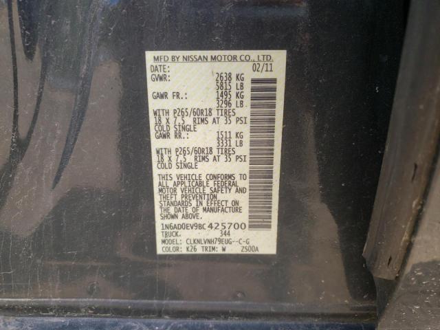 Photo 10 from auction – 2011 NISSAN FRONTIER S with VIN 1N6AD0EV9BC425700