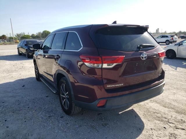 Photo 3 from auction – 2017 TOYOTA HIGHLANDER with VIN 5TDKZRFH3HS188845