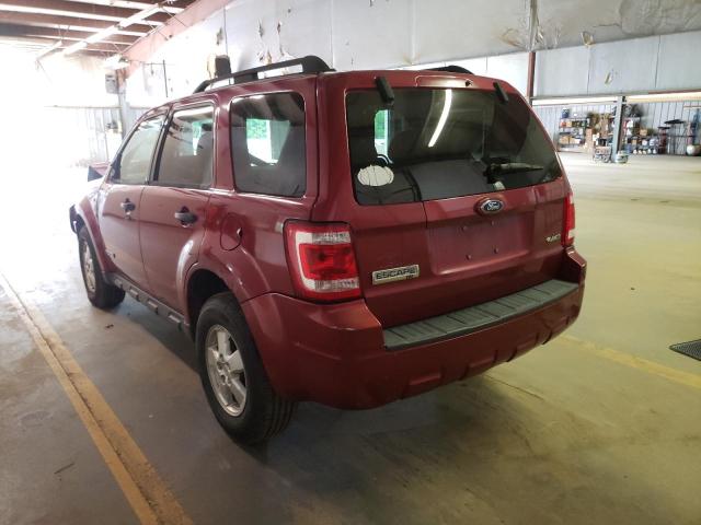 Photo 3 from auction – 2008 FORD ESCAPE XLT with VIN 1FMCU93138KA44967
