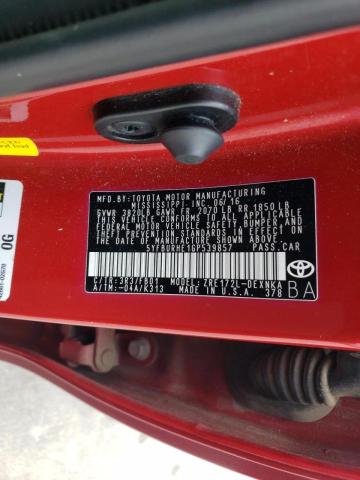 Photo 10 from auction – 2016 TOYOTA COROLLA with VIN 5YFBURHE1GP539857