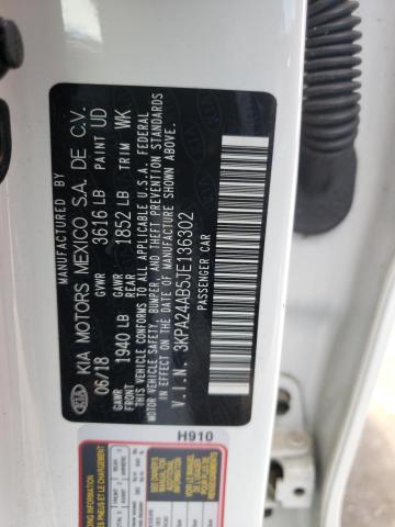 Photo 10 from auction – 2018 KIA RIO LX with VIN 3KPA24AB5JE136302