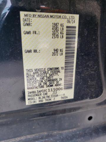 Photo 10 from auction – 2015 NISSAN ALTIMA 3.5 with VIN 1N4BL3AP1FC115006