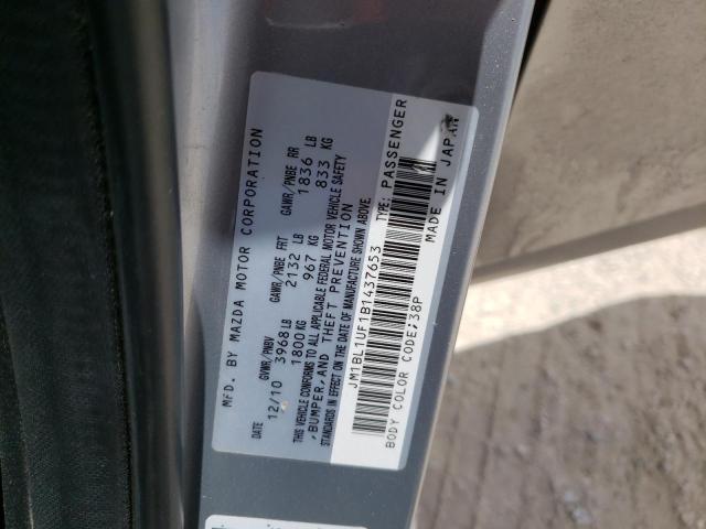 Photo 10 from auction – 2011 MAZDA 3 I with VIN JM1BL1UF1B1437653