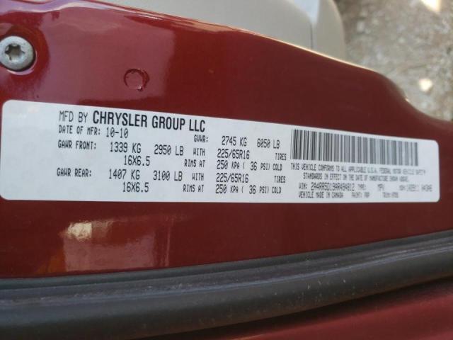 Photo 10 from auction – 2010 CHRYSLER TOWN & COU with VIN 2A4RR5D19AR494812