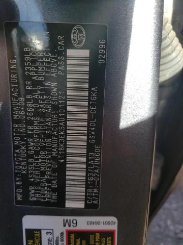 Photo 10 from auction – 2010 TOYOTA CAMRY with VIN 4T1BK3EK5AU101121