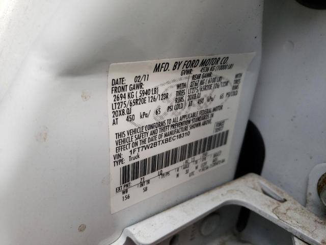 Photo 10 from auction – 2011 FORD F250 SUPER with VIN 1FT7W2BTXBEC18310