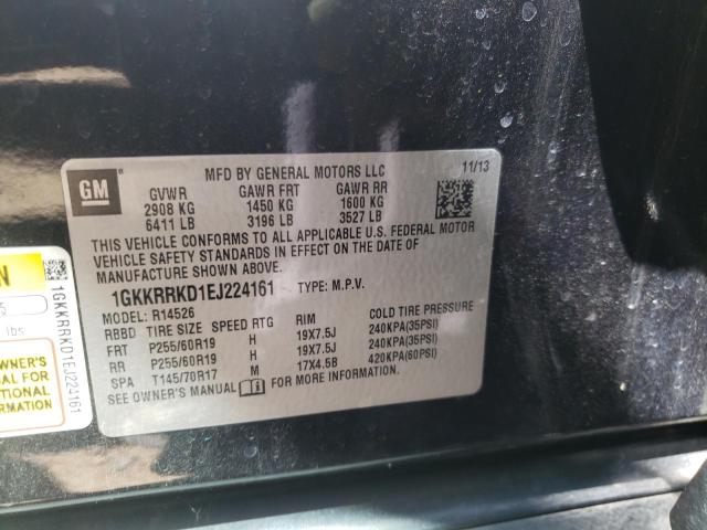 Photo 10 from auction – 2014 GMC ACADIA SLT with VIN 1GKKRRKD1EJ224161