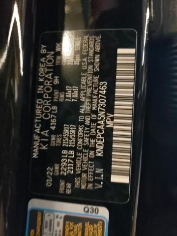 Photo 10 from auction – 2022 KIA SELTOS LX with VIN KNDEPCAA5N7307463