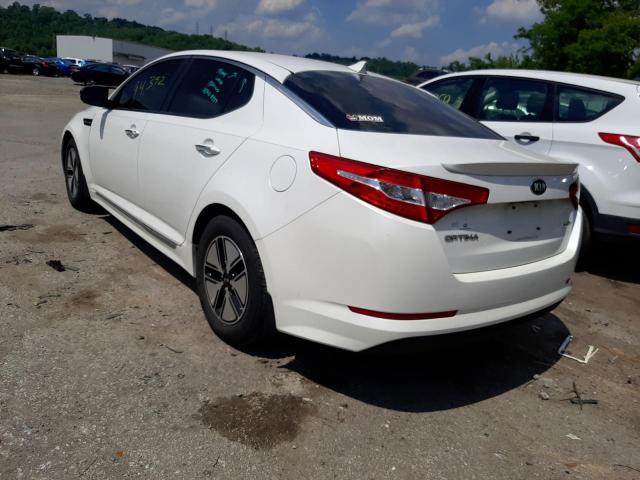 Photo 3 from auction – 2012 KIA OPTIMA HYB with VIN KNAGM4AD3C5036801