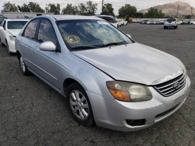 KIA SPECTRA EX 2009 with VIN KNAFE222695662541 - Photo from auction