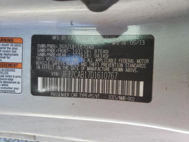 Photo 10 from auction – 2013 SUBARU BRZ 2.0 PR with VIN JF1ZCAB17D1610767
