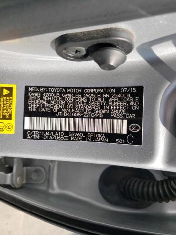 Photo 10 from auction – 2015 LEXUS ES 350 with VIN JTHBK1GG8F2210448