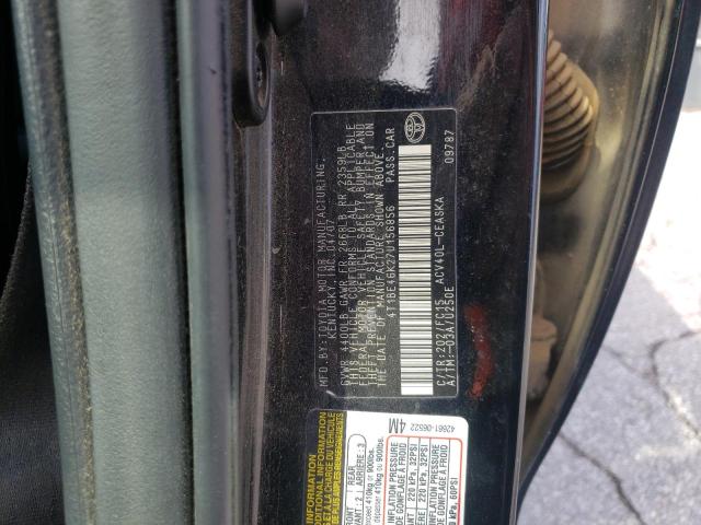 Photo 10 from auction – 2007 TOYOTA CAMRY with VIN 4T1BE46K27U156856