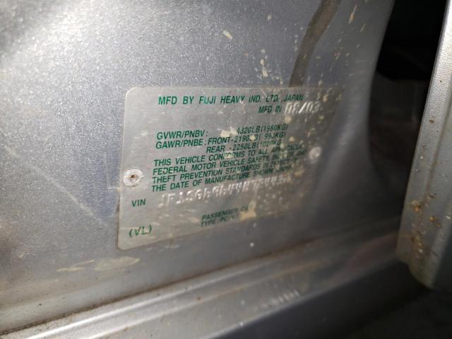 Photo 10 from auction – 2004 SUBARU FORESTER 2 with VIN JF1SG69644H724432